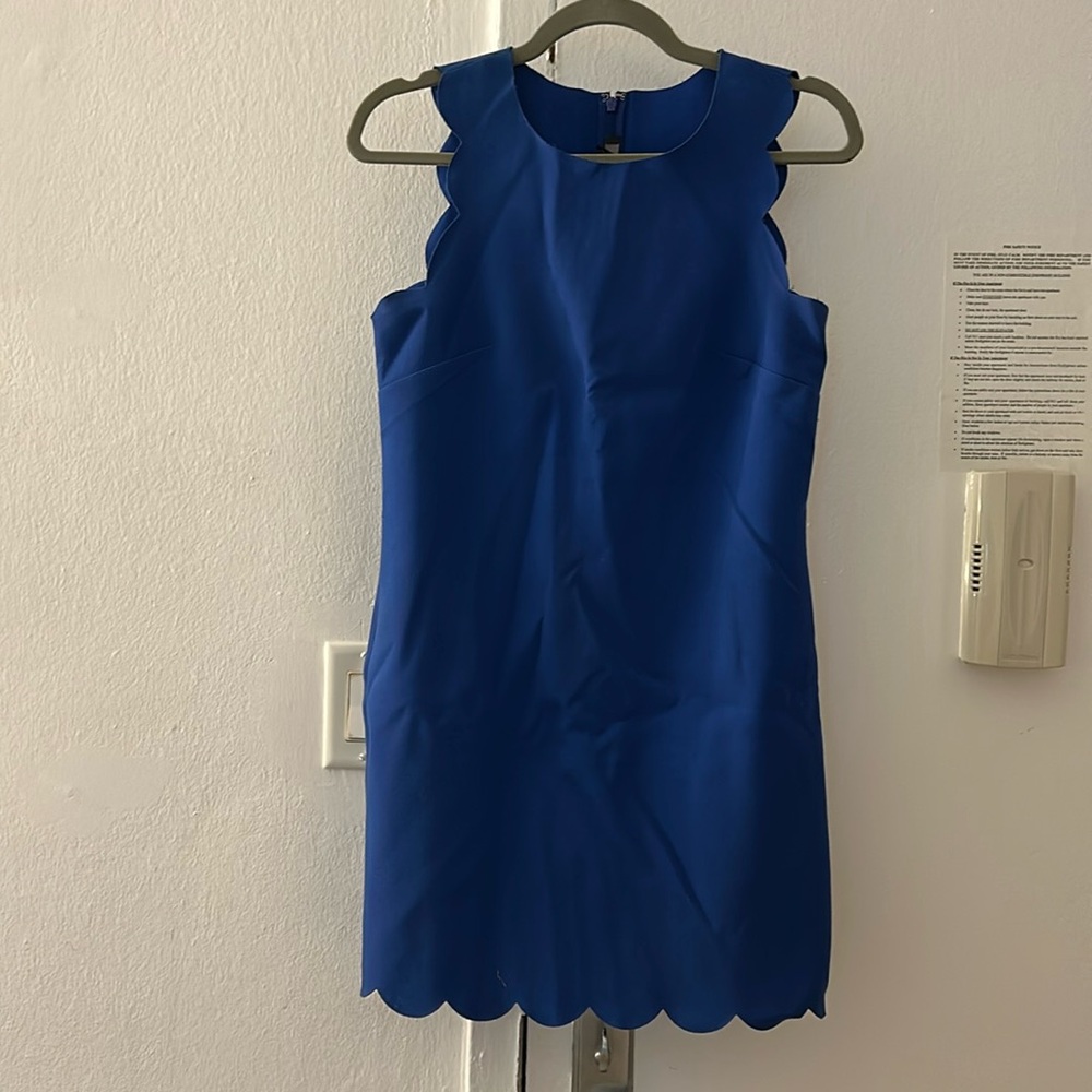 Blue mini dress